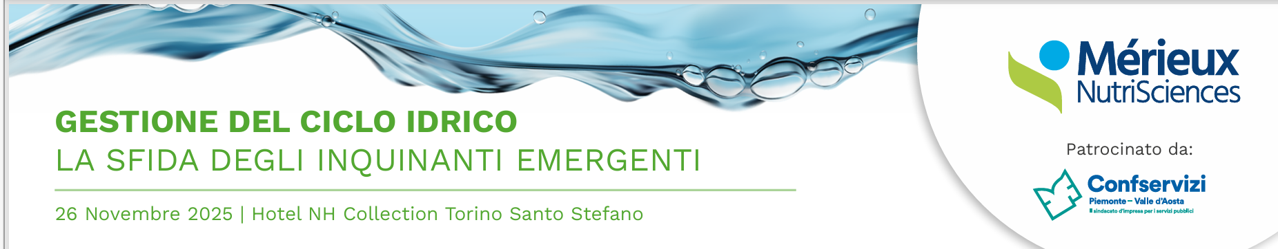 Gestione del ciclo idrico – la sfida degli inquinanti emergenti